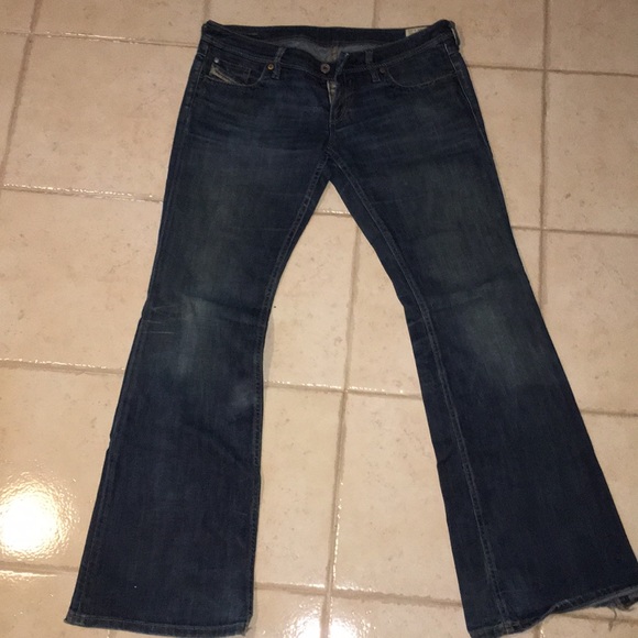 Jeans Diesel Lowky BC Flare Taille W30 L32 - Fabriqué En Italie, Occasion Très Bon état, Rare